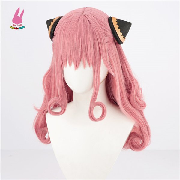 画像3: cosabc SPY×FAMILY スパイファミリー アーニャ  風 コスプレウィッグ かつら コスチューム イベント 変装 仮装 パーティー ハロウィン (3)