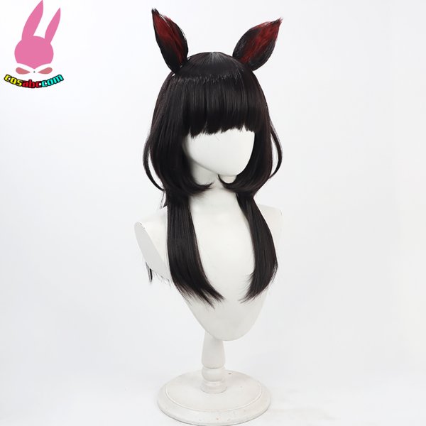 画像3: cosabc YouTuber ホロライブ 戌亥床 いぬいとこ  風 コスプレウィッグ かつら 尻尾 コスチューム イベント 変装 仮装 パーティー ハロウィン (3)