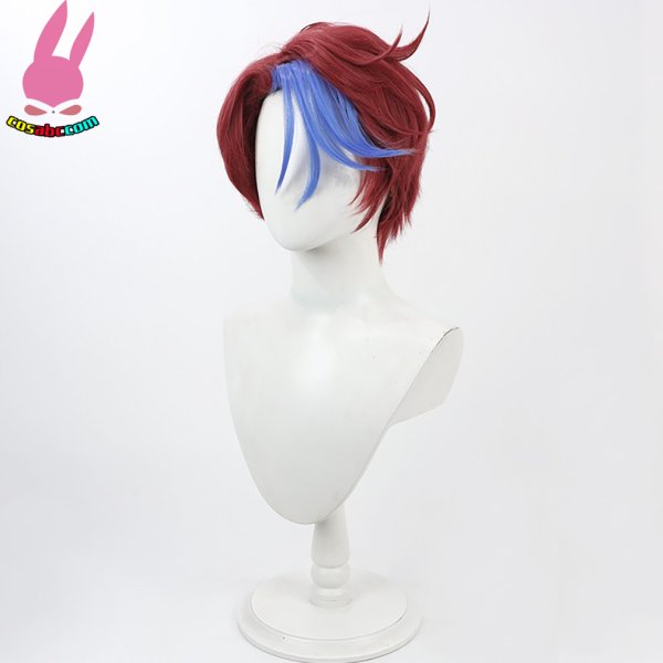 画像4: cosabc あんさんぶるスターズ! nice哥 風 コスプレウィッグ かつら コスチューム イベント 変装 仮装 パーティー ハロウィン (4)