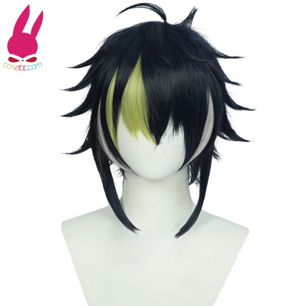 画像2: cosabc バーチャル YouTuber Vtuber 伊波ライ 風 コスプレウィッグ かつら コスチューム イベント 変装 仮装 パーティー ハロウィン (2)