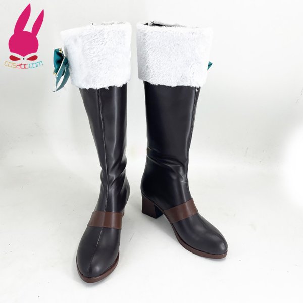 画像2: cosabc ウマ娘 プリティーダービー メジロパーマー 風 コスプレ靴 コスチューム コスプレシューズ イベント ハロウィン (2)