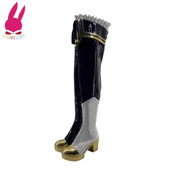 画像2: cosabc ウマ娘 プリティーダービー デュランダル 風 コスプレ靴 コスチューム コスプレシューズ イベント ハロウィン (2)