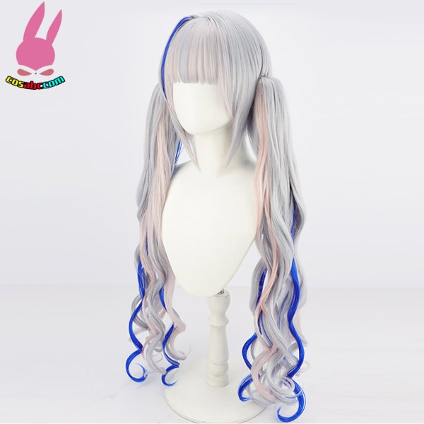 画像16: cosabc VTuber ホロライブ 天音かなた 風 コスプレウィッグ かつら コスチューム イベント 変装 仮装 パーティー ハロウィン (16)