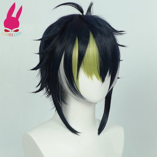 画像4: cosabc バーチャル YouTuber Vtuber 伊波ライ 風 コスプレウィッグ かつら コスチューム イベント 変装 仮装 パーティー ハロウィン (4)