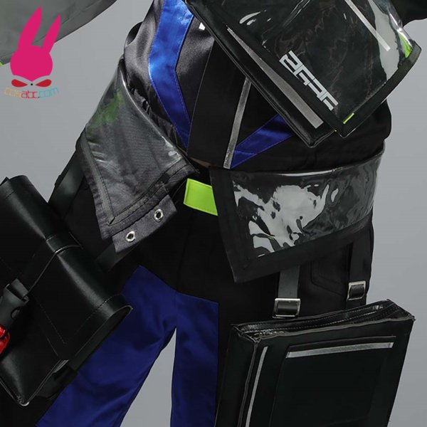 画像8: cosabc バーチャル YouTuber Vtuber 伊波ライ 風 コスプレ衣装 イベント 演出服 二次会 コスチューム パーティー ハロウィン (8)