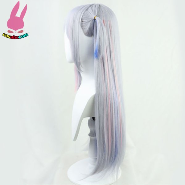 画像8: cosabc VTuber ホロライブ 天音かなた 風 コスプレウィッグ かつら コスチューム イベント 変装 仮装 パーティー ハロウィン (8)