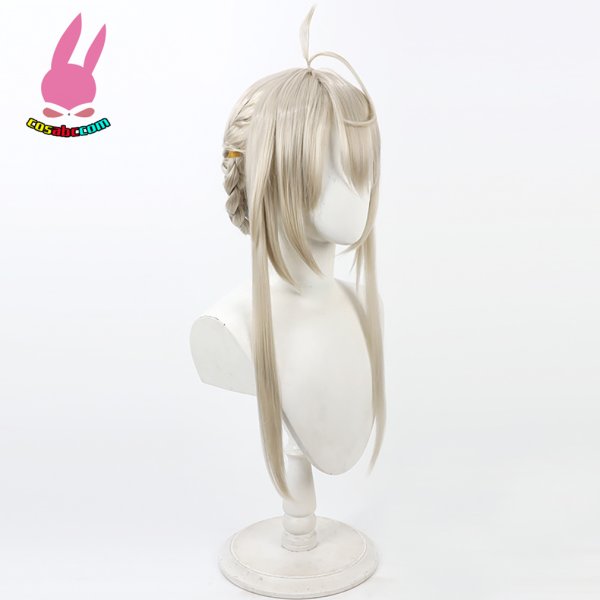 画像2: cosabc YouTuber VTuber Specialite 本阿弥あずさ  風 コスプレウィッグ かつら コスチューム イベント 変装 仮装 パーティー ハロウィン (2)