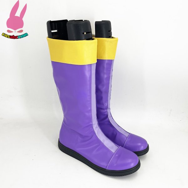 画像3: cosabc わんだふるぷりきゅあ! 兎山大福  風 コスプレ靴 コスチューム コスプレシューズ イベント ハロウィン (3)