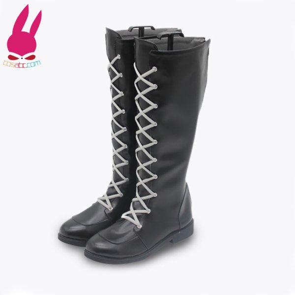 画像2: cosabc ウマ娘 プリティーダービー ライスシャワー ナリタトップロード サクラローレル 風 コスプレ靴 コスチューム コスプレシューズ イベント ハロウィン (2)