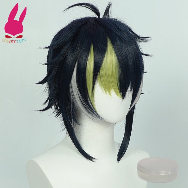 画像3: cosabc バーチャル YouTuber Vtuber 伊波ライ 風 コスプレウィッグ かつら コスチューム イベント 変装 仮装 パーティー ハロウィン (3)