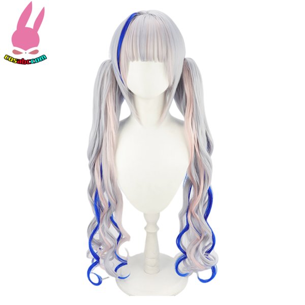 画像4: cosabc VTuber ホロライブ 天音かなた 風 コスプレウィッグ かつら コスチューム イベント 変装 仮装 パーティー ハロウィン (4)