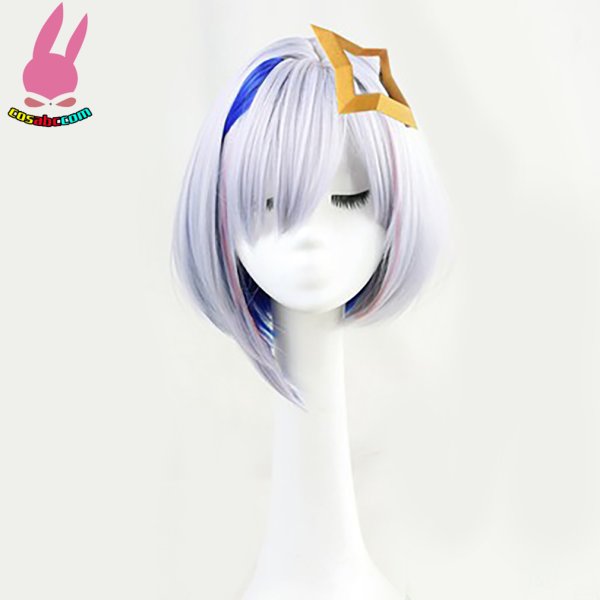 画像18: cosabc VTuber ホロライブ 天音かなた 風 コスプレウィッグ かつら コスチューム イベント 変装 仮装 パーティー ハロウィン (18)