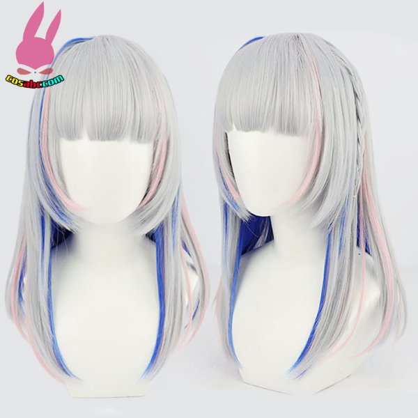 画像21: cosabc VTuber ホロライブ 天音かなた 風 コスプレウィッグ かつら コスチューム イベント 変装 仮装 パーティー ハロウィン (21)