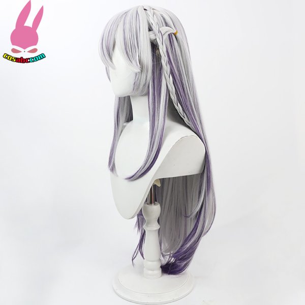 画像4: cosabc YouTuber ホロライブ東 雪蓮  風 コスプレウィッグ かつら コスチューム イベント 変装 仮装 パーティー ハロウィン (4)