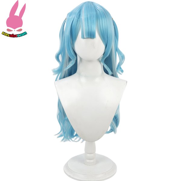画像2: cosabc YouTuber 白波らむね しらなみらむね  風 コスプレウィッグ かつら コスチューム イベント 変装 仮装 パーティー ハロウィン (2)