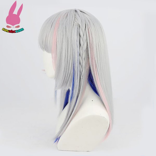 画像13: cosabc VTuber ホロライブ 天音かなた 風 コスプレウィッグ かつら コスチューム イベント 変装 仮装 パーティー ハロウィン (13)