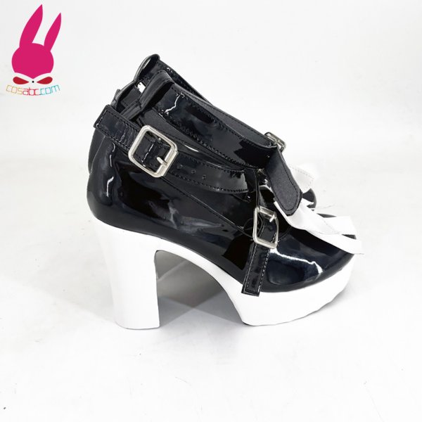 画像4: cosabc ホロライブ  hololive 湊あくあ 風 コスプレ靴 コスチューム コスプレシューズ イベント ハロウィン (4)