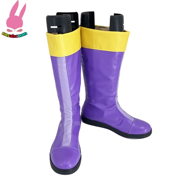 画像2: cosabc わんだふるぷりきゅあ! 兎山大福  風 コスプレ靴 コスチューム コスプレシューズ イベント ハロウィン (2)