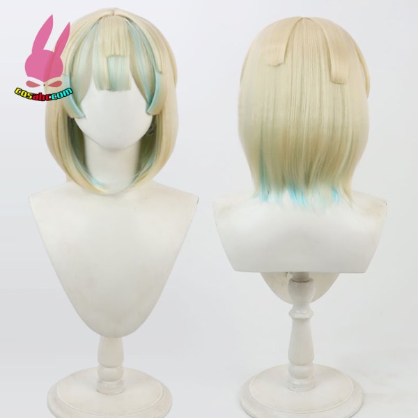 画像5: cosabc YouTuber VTuber にじさんじ 緋八マナ  ひばち まな  風 コスプレウィッグ かつら コスチューム イベント 変装 仮装 パーティー ハロウィン (5)