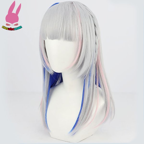 画像12: cosabc VTuber ホロライブ 天音かなた 風 コスプレウィッグ かつら コスチューム イベント 変装 仮装 パーティー ハロウィン (12)