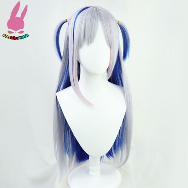 画像6: cosabc VTuber ホロライブ 天音かなた 風 コスプレウィッグ かつら コスチューム イベント 変装 仮装 パーティー ハロウィン (6)