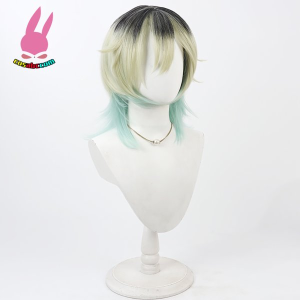 画像2: cosabc 虚弱体質の大人気配信者 壱川春日 いちかわはるひ  風 コスプレウィッグ かつら コスチューム イベント 変装 仮装 パーティー ハロウィン (2)