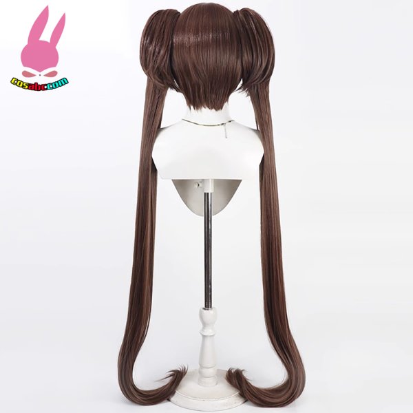 画像4: cosabc ブルーアーカイブ　河和　シズコ  風 コスプレウィッグ かつら コスチューム イベント 変装 仮装 パーティー ハロウィン (4)