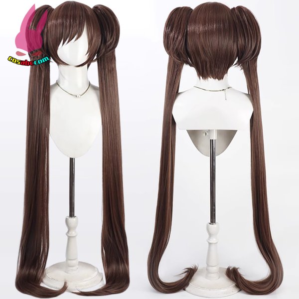 画像5: cosabc ブルーアーカイブ　河和　シズコ  風 コスプレウィッグ かつら コスチューム イベント 変装 仮装 パーティー ハロウィン (5)