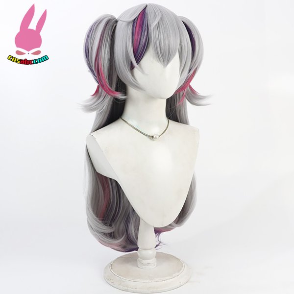 画像3: cosabc YouTuber VTuber にじさんじ 不破 湊　ふわ　みなと  風 コスプレウィッグ かつら コスチューム イベント 変装 仮装 パーティー ハロウィン (3)