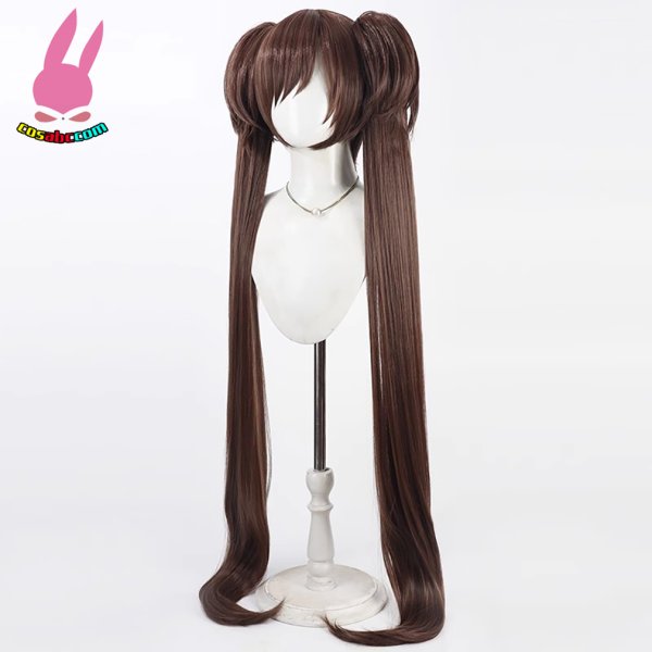 画像2: cosabc ブルーアーカイブ　河和　シズコ  風 コスプレウィッグ かつら コスチューム イベント 変装 仮装 パーティー ハロウィン (2)