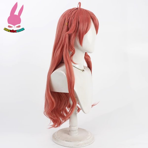 画像2: cosabc YouTube　VTuber　hololive　さくらみこ  風 コスプレウィッグ かつら コスチューム イベント 変装 仮装 パーティー ハロウィン (2)