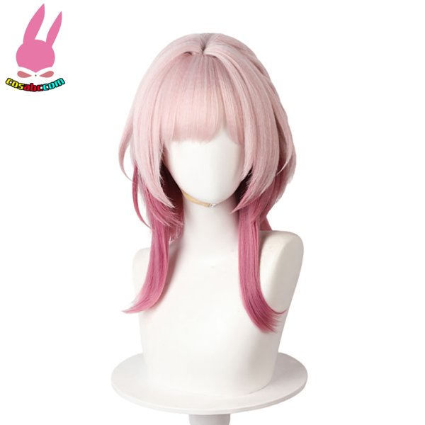 画像2: cosabc 崩壊スターレイル     キュレネ 風 コスプレウィッグ かつら コスチューム イベント 変装 仮装 パーティー ハロウィン (2)