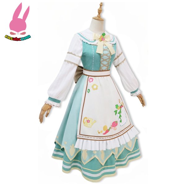 画像2: cosabc ウマ娘 プリティーダービー　ライスシャワー　大豊食祭 風 コスプレ衣装 イベント 演出服 二次会 コスチューム パーティー ハロウィン (2)