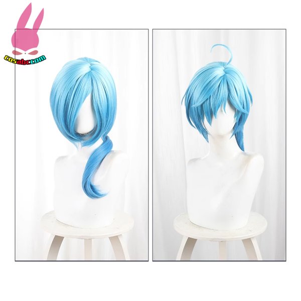 画像7: ロックは淑女の嗜みでして　院瀬見ティナ 風 コスプレウィッグ かつら コスチューム イベント 変装 仮装 パーティー ハロウィン (7)