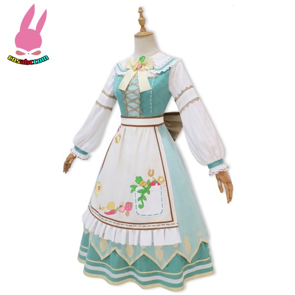 画像3: cosabc ウマ娘 プリティーダービー　ライスシャワー　大豊食祭 風 コスプレ衣装 イベント 演出服 二次会 コスチューム パーティー ハロウィン (3)