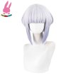 画像2: ロックは淑女の嗜みでして　白矢環    しらや たまき 風 コスプレウィッグ かつら コスチューム イベント 変装 仮装 パーティー ハロウィン (2)