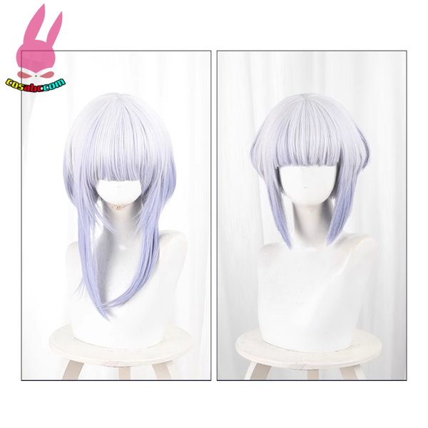 画像7: ロックは淑女の嗜みでして　白矢環    しらや たまき 風 コスプレウィッグ かつら コスチューム イベント 変装 仮装 パーティー ハロウィン (7)