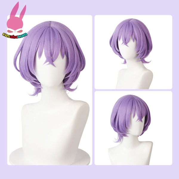 画像5: cosabc あんさんぶるスターズ!花群冬芽 はなむらふゆめ 風 コスプレウィッグ かつら コスチューム イベント 変装 仮装 パーティー ハロウィン (5)