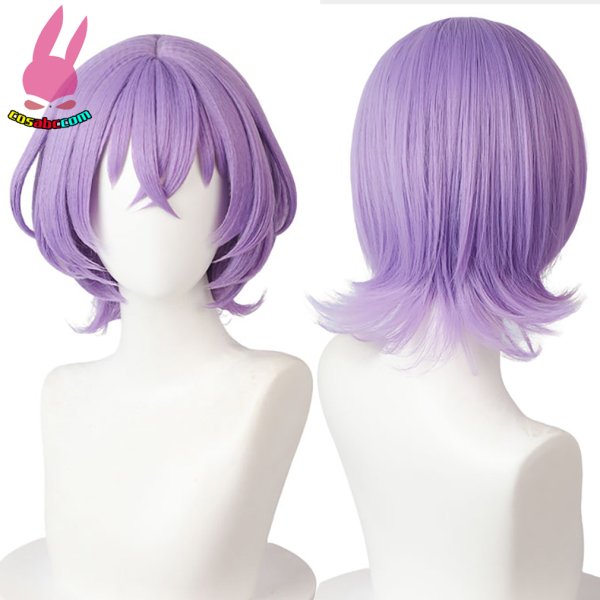 画像1: cosabc あんさんぶるスターズ!花群冬芽 はなむらふゆめ 風 コスプレウィッグ かつら コスチューム イベント 変装 仮装 パーティー ハロウィン (1)