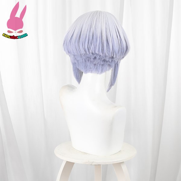 画像6: ロックは淑女の嗜みでして　白矢環    しらや たまき 風 コスプレウィッグ かつら コスチューム イベント 変装 仮装 パーティー ハロウィン (6)