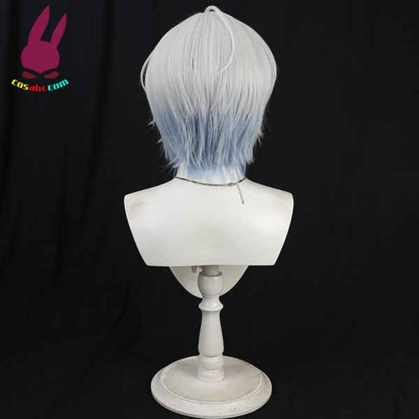 画像4: cosabc YouTuber VTuber にじさんじ　ケイリクス・デボネア  風 コスプレウィッグ かつら コスチューム イベント 変装 仮装 パーティー ハロウィン (4)