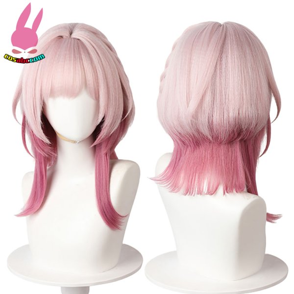 画像7: cosabc 崩壊スターレイル     キュレネ 風 コスプレウィッグ かつら コスチューム イベント 変装 仮装 パーティー ハロウィン (7)