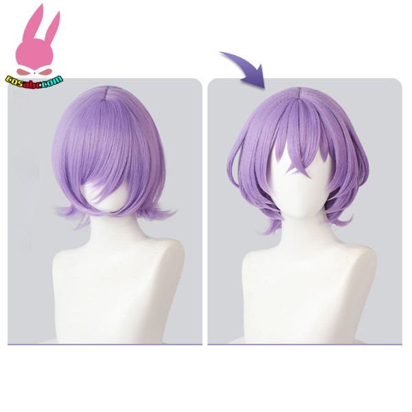 画像7: cosabc あんさんぶるスターズ!花群冬芽 はなむらふゆめ 風 コスプレウィッグ かつら コスチューム イベント 変装 仮装 パーティー ハロウィン (7)