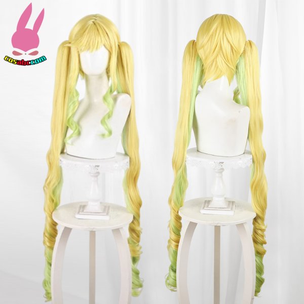 画像1: ロックは淑女の嗜みでして　鈴ノ宮りりさ 風 コスプレウィッグ かつら コスチューム イベント 変装 仮装 パーティー ハロウィン (1)
