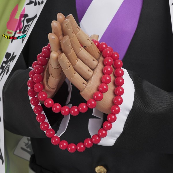 画像8: cosabc　鬼滅の刃 悲鳴嶼行冥 ひめじま ぎょうめい　 風 コスプレ衣装 イベント 演出服 二次会 コスチューム パーティー ハロウィン (8)