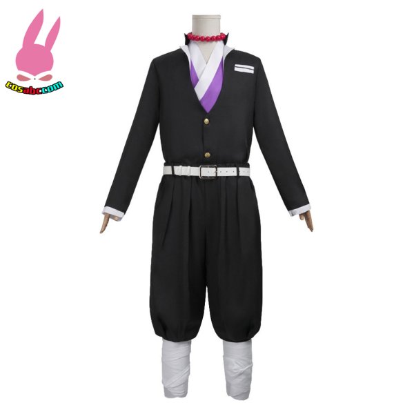 画像5: cosabc　鬼滅の刃 悲鳴嶼行冥 ひめじま ぎょうめい　 風 コスプレ衣装 イベント 演出服 二次会 コスチューム パーティー ハロウィン (5)