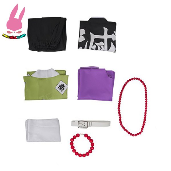 画像10: cosabc　鬼滅の刃 悲鳴嶼行冥 ひめじま ぎょうめい　 風 コスプレ衣装 イベント 演出服 二次会 コスチューム パーティー ハロウィン (10)