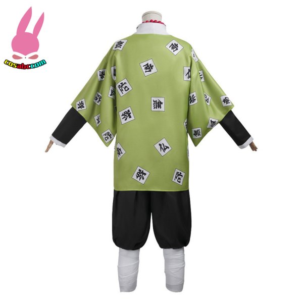 画像4: cosabc　鬼滅の刃 悲鳴嶼行冥 ひめじま ぎょうめい　 風 コスプレ衣装 イベント 演出服 二次会 コスチューム パーティー ハロウィン (4)