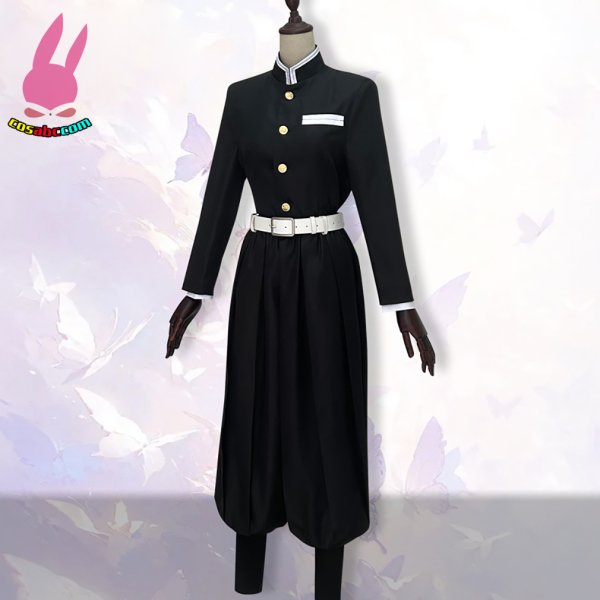 画像3: cosabc　鬼滅の刃　胡蝶 しのぶ　 風 コスプレ衣装 イベント 演出服 二次会 コスチューム パーティー ハロウィン (3)