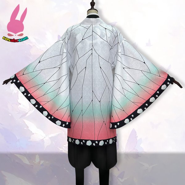 画像2: cosabc　鬼滅の刃　胡蝶 しのぶ　 風 コスプレ衣装 イベント 演出服 二次会 コスチューム パーティー ハロウィン (2)